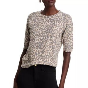 Sioni
Leopard Print Elbow Sleeve Sweater